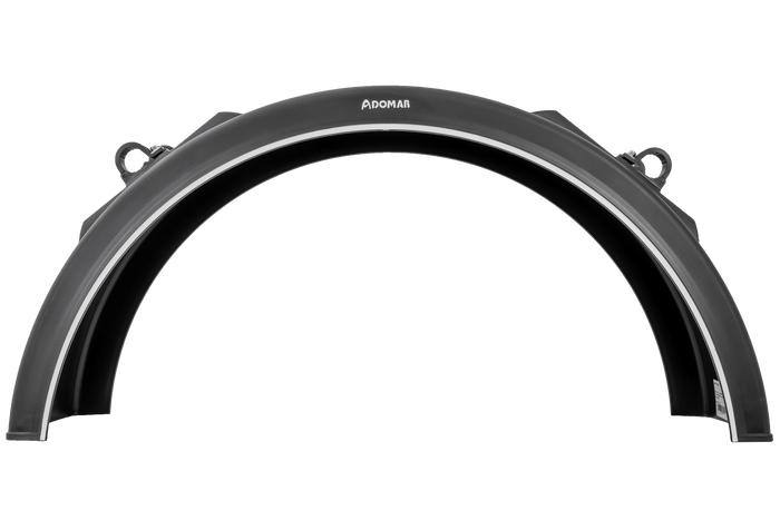 Sárvédő pótkocsihoz 19,5-22,5" DOMAR DK3075 kerékív 1250/430mm rögzítőkonzolokkal