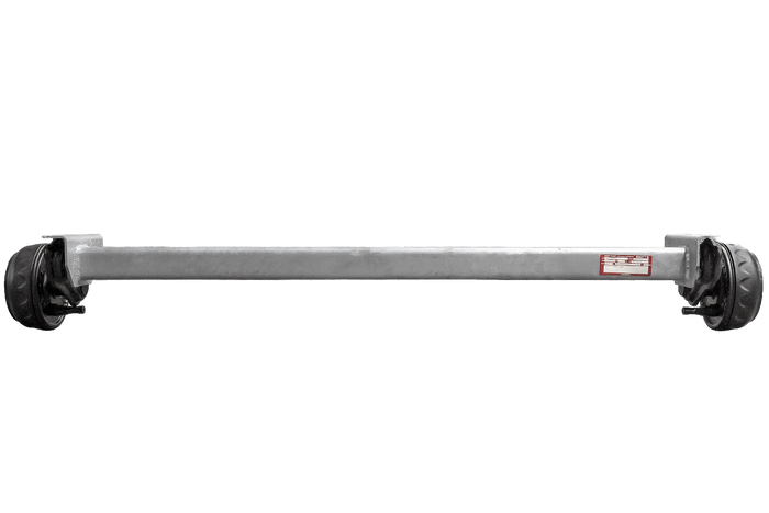 KNOTT VGB13M fékezett tengely pótkocsihoz/autószállítóhoz 1350kg 1510mm 1880mm 5x112