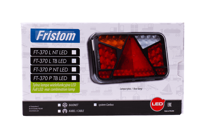 Fristom FT-370 LED hátsó lámpa 7 funkciós bal