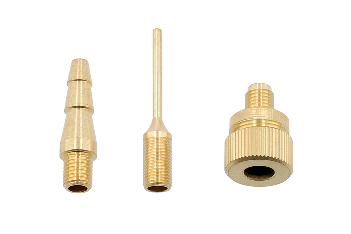 YATO YT-23780 pneumatikus készlet gumiabroncsok, labdák, matracok felfújásához, 6 részes