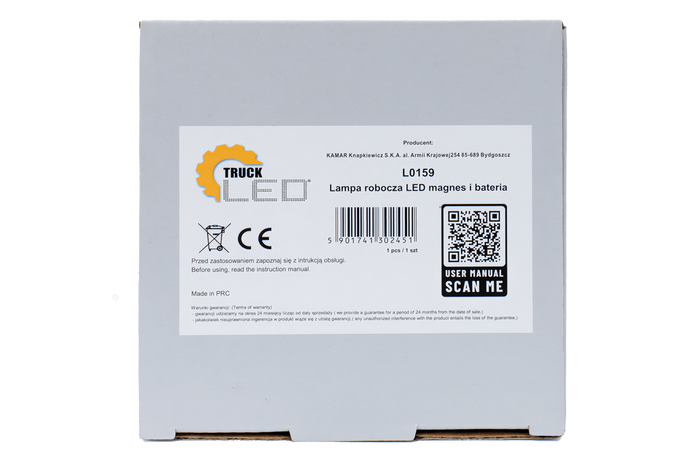 TruckLED L0159 9xLED újratölthető mágneses LED munkalámpa