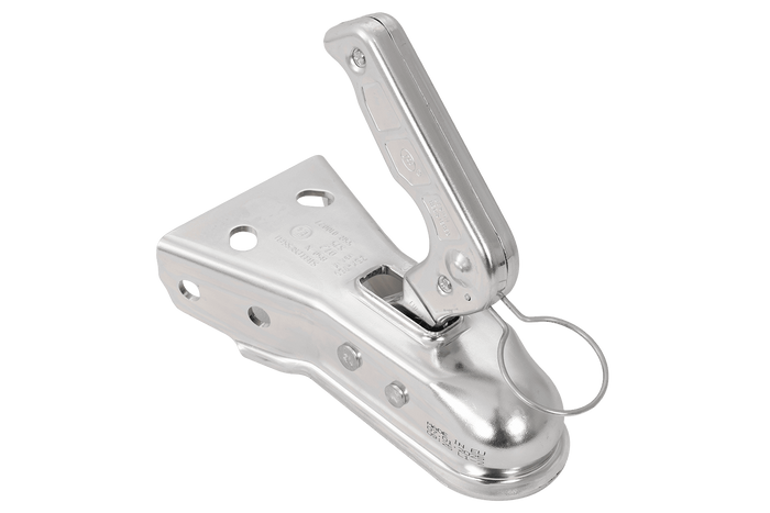 STEELPRESS ZSK-0750K gömbfejes vonóhorog 750 kg-os pótkocsihoz V-típusú vonórúddal