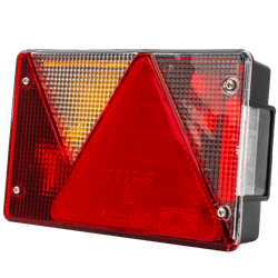 ASPÖCK Multipoint IV hátsó lámpa 6 funkciós bal oldali