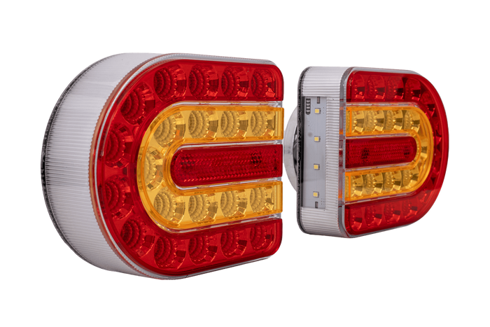 SPAREX CONNIX S.130977 LED hátsó lámpák 4 funkciós bal + jobb, vezeték nélküli, mágneses