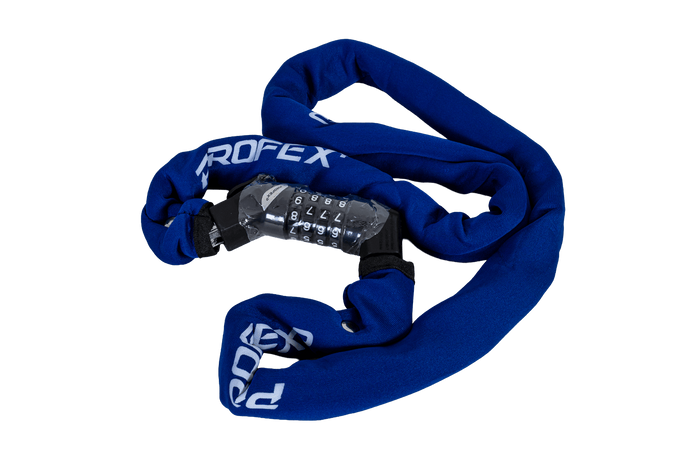 PROFEX 81662 Neo 130 cm-es láncos kerékpárzár kombinációval