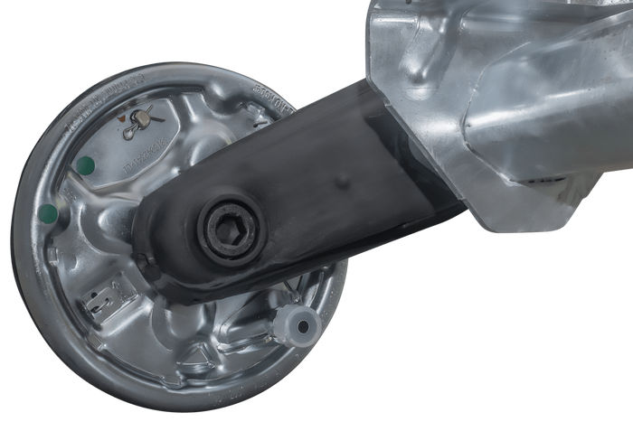 AL-KO COMPACT fékező tengely pótkocsihoz/szállítóhoz 1000kg 1220mm 1780mm 4x100