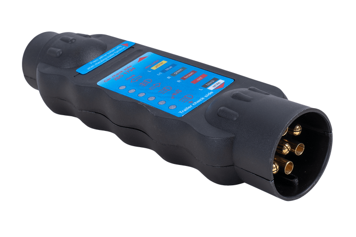 7 tűs pótkocsi csatlakozóaljzat-teszter