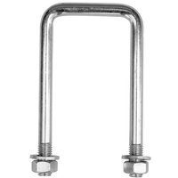 DROMET C típusú négyzet alakú bilincs anyákkal és alátétekkel M12 105/42/105