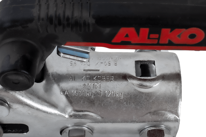 AL-KO AK161 gömbfejes vonóhorog 1600 kg-os utánfutóhoz, 50 mm-es csővonórúddal