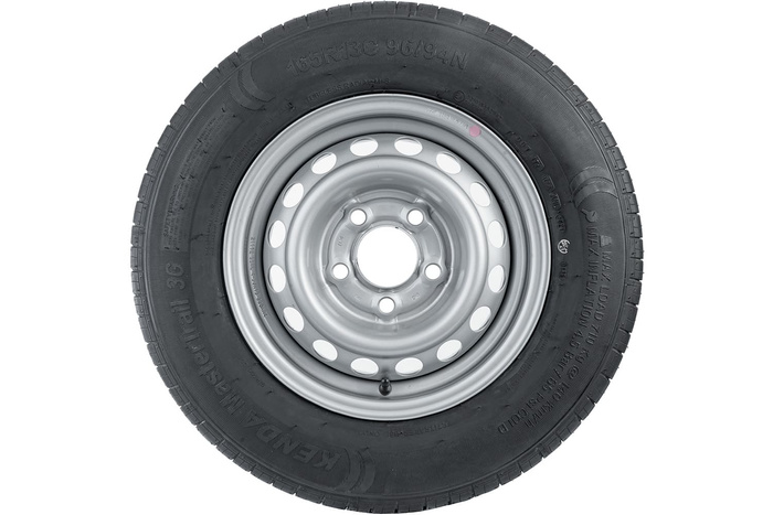 Megerősített pótkocsi kerék KENDA GUMIABRONCS 165/80 R13C 96/94N KENDA FELNI 4.5Jx13"H2 5x112 ET:30