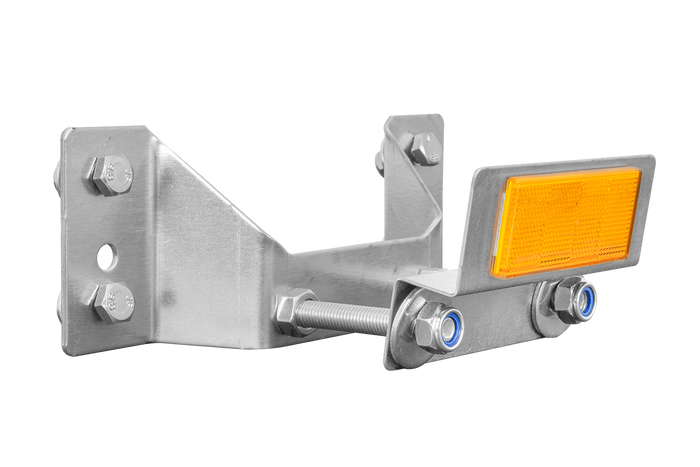 UNITRAILER GARDEN KIPP pótkocsi pótkerék-rögzítő konzol fényvisszaverővel