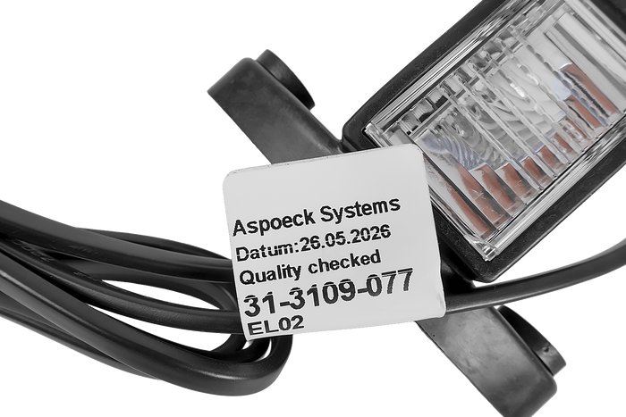 ASPÖCK SUPERPOINT IV LED-es oldalsó helyzetjelző lámpa, bal oldali