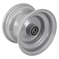 UNITRAILER acél felni 5.5Ix8"H2 3x128 csapágyakkal 6205-2RS