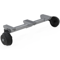 KNOTT VGB18 fékezett tengely pótkocsihoz/szállítóhoz 1800kg 1140/1248mm 1700mm 5x112