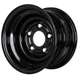 Acélfelni UNITRAILER pótkocsihoz, fekete, 6Jx10"H2, 5x112 ET:-4