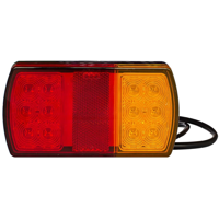 ASPÖCK 41-139 LED hátsó lámpa 4 funkciós univerzális