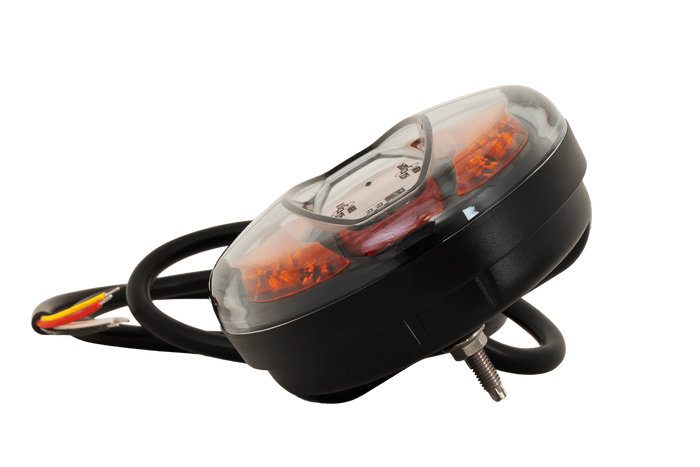 FRISTOM FT-355 LED univerzális hátsó lámpa oldalsó rögzítőkonzollal