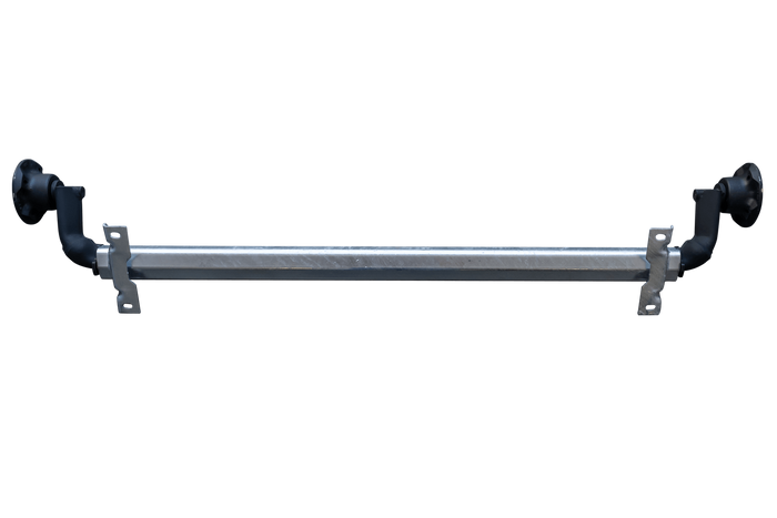 AL-KO OPTIMA fékezetlen hajóutánfutó tengely 750kg 1100mm 1530mm 4x100