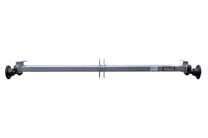KNOTT VG7-L fékezetlen pótkocsi tengely 750kg 1607mm 2027mm 4x100