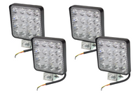 Négy darabos LED munkalámpa szett, reflektorral, HERMON EL042, 16xLED, 3840lm