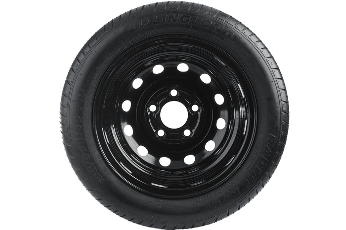 Megerősített pótkocsi kerék LINGLONG GUMIABRONCS 195/50 R13C 104/101N UNITRAILER FELNI fekete 5.5Jx13"H2 5x112 ET:30