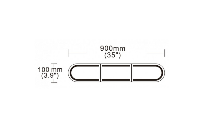 KAMAR BLK0058 LED figyelmeztető lámpa, 6 funkciós villogó