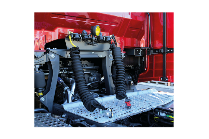 LAMPA Truck-Tights spirális kábelvédő 97173 rugalmas hüvely fekete 220 cm átmérő 11 cm