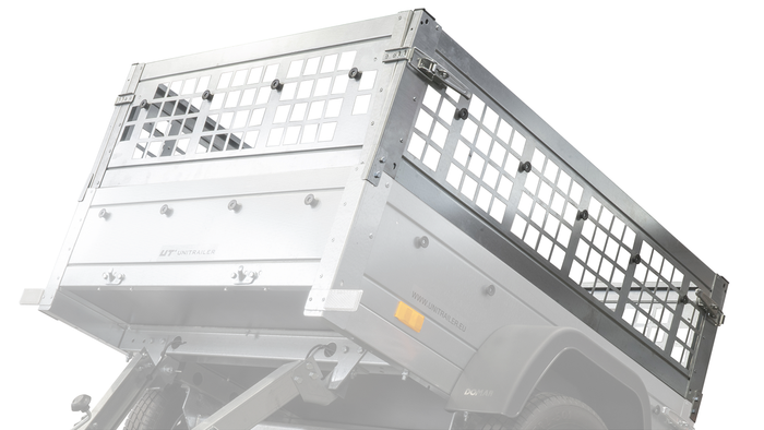 Hálós oldalak az UNITRAILER GARDEN TRAILER 150 KIPP pótkocsihoz