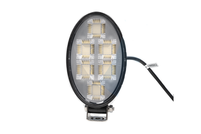 LED munkalámpa reflektor TT TECHNOLOGY FEKETE TT.13415 150xLED 8200lm ovális