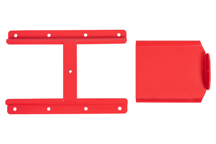 Piros gabonacsúszda UNITRAILER mezőgazdasági pótkocsikhoz 250x355mm