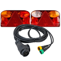 FRISTOM FT-088 hátsó lámpák + MANTES 4m 13 tűs kábelköteg