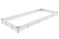 OUTLET BIS alumínium H-300 oldalfalak CARPLATFORM 5121 és UNIPLAT 500/3 pótkocsikhoz