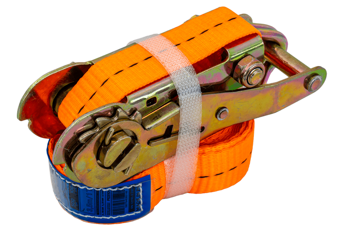 Négy darabos UNITRAILER 4m/25mm/1t szállítószalag-készlet feszítővel