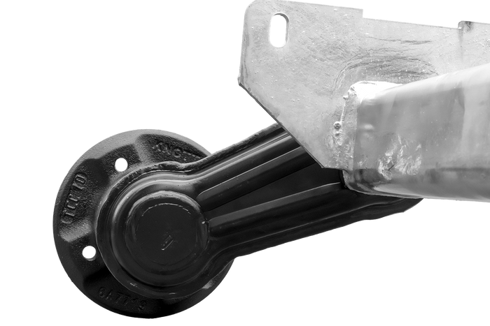 KNOTT VG7-L fékezetlen hajóutánfutó tengely 750kg 1094mm 1406mm 4x100