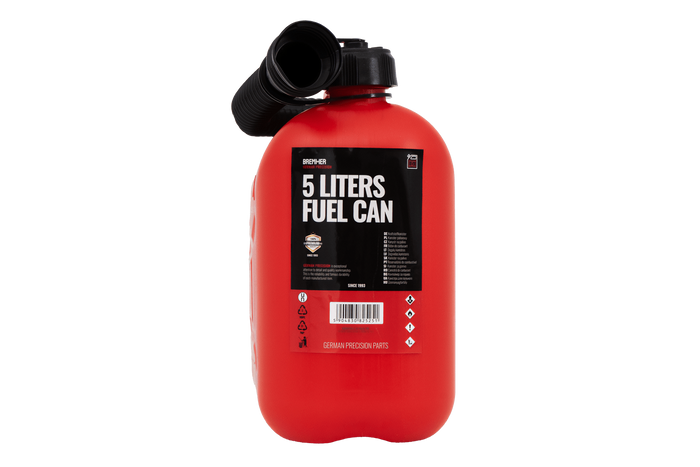 5 literes HERMON műanyag kanna tölcsérrel, piros