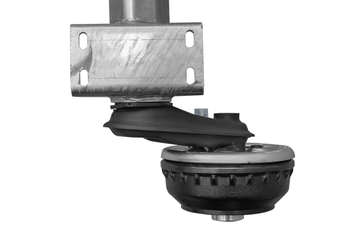 AL-KO COMPACT fékezős hajóutánfutó tengely 1350kg 1645/1755mm 2200mm 5x112