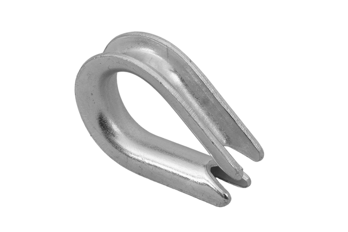 DROMET KU.6 kötélhüvely, acél kagyló, 6 mm