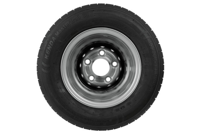Megerősített pótkocsi kerék KENDA GUMIABRONCS 195/55 R10C 98/96N KENDA FELNI 6Ix10"H2 5x112 ET:-4