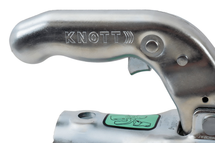 KNOTT KK14-B gömbfejű vonóhorog 1400 kg-os pótkocsihoz, 45 mm-es csővonórúddal