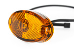 ASPÖCK FLATPOINT II LED-es helyzetjelző lámpa, narancssárga, univerzális