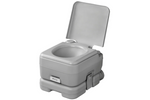 ProPlus 370415CR hordozható kemping WC, szürke, 10 liter/10 liter