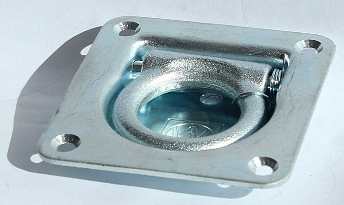 WINTERHOFF süllyesztett padlókonzol pótkocsi rakományrögzítő hevedereinek rögzítéséhez