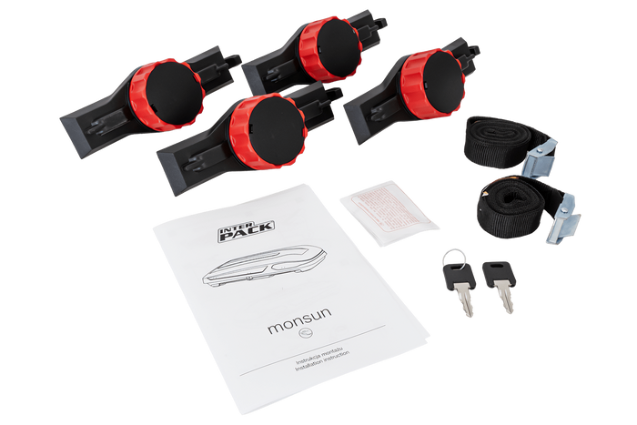 Inter Pack Monsun L tetőbox antracit matt