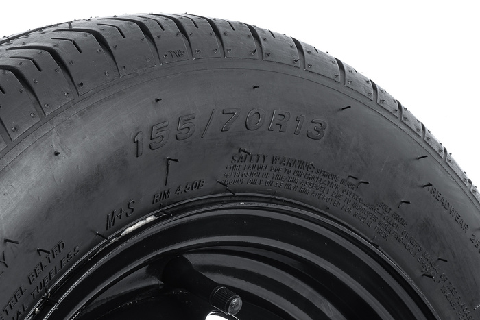 LINGLONG GUMIABRONCS 155/70 R13 75N UNITRAILER FELNI fekete 4Jx13"H2 4x100 ET:30