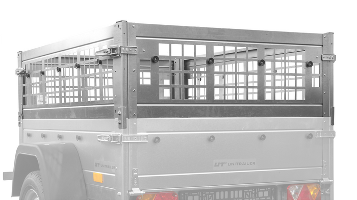 Hálós oldalak az UNITRAILER GARDEN TRAILER 150 KIPP pótkocsihoz
