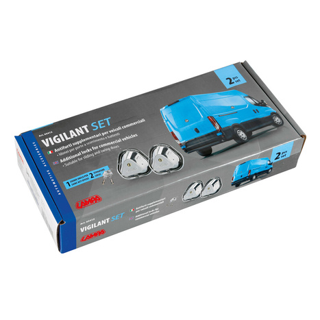 Lopásgátló zár LAMP x2 db buszokhoz, pótkocsikhoz, félpótkocsikhoz, készlet