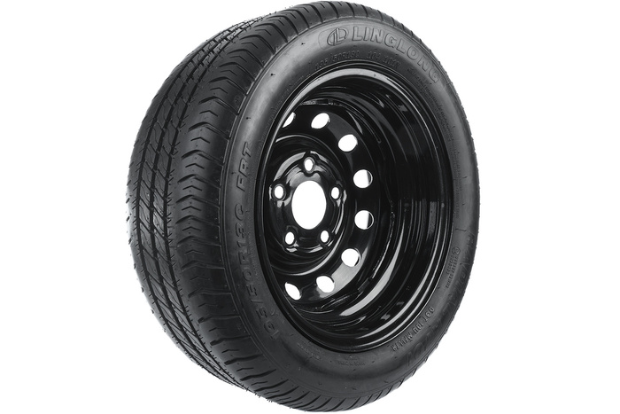 Megerősített pótkocsi kerék LINGLONG GUMIABRONCS 195/50 R13C 104/101N UNITRAILER FELNI fekete 5.5Jx13"H2 5x112 ET:30