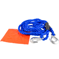 LAMPA vontatókötél horgokkal 4m/18mm/5t kék