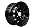 Acélfelni UNITRAILER utánfutóhoz, fekete, 4.5Jx13"H2, 5x112 ET:30