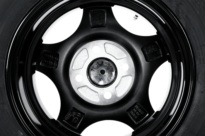 Erősített pótkocsi kerék KENDA GUMIABRONCS 165/80 R13C 96/94N ALU FELNI STARCO polírozott 5Jx13"H2 4X100 ET:30